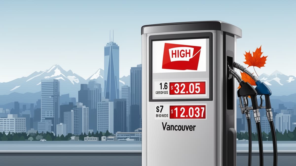 Mataas pa rin ang Presyo ng Gas sa Buong Canada: Umabot sa 216.9 Cents/Litre ang Vancouver