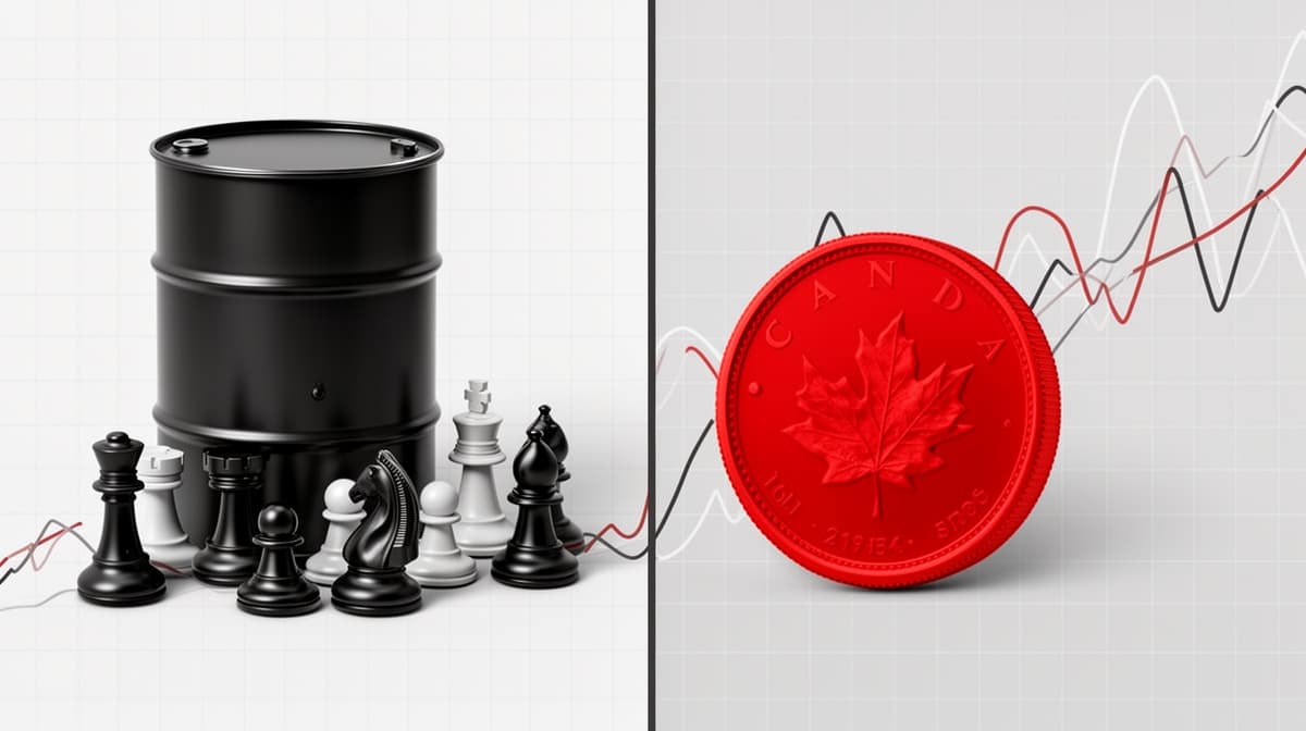 **Los precios del petróleo y la guerra impulsan la volatilidad del dólar canadiense**